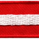 Flag of Austria Austrian Vienna Europe sew applique iron-on patch Small S-1008