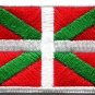 Flag of Ikurrina Basque Spain Spanish ensign applique iron-on patch Med. S-51