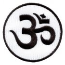 Aum om infinity hindu hindi hinduism yoga indian applique iron-on patch new S-2