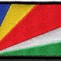 Flag of the Seychelles islands ensign applique iron-on patch new S-50