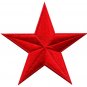 Star hippie 70s retro disco fab superstar applique iron-on patch new S-144