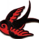 Bird tattoo swallow dove swiftlet sparrow applique iron-on patch S-665