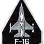 F-16 fighting falcon USAF air force jet aircraft applique iron-on patch S-617