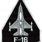 F-16 fighting falcon USAF air force jet aircraft applique iron-on patch S-617