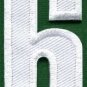 Number 6 numeral math counting six school applique iron-on patch new S-941