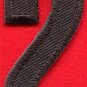 Number 2 numeral math counting two school applique iron-on patch new S-947
