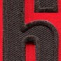 Number 6 numeral math counting six school applique iron-on patch new S-951