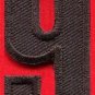 Number 9 numeral math counting nine school applique iron-on patch new S-954