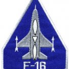 F-16 fighting falcon USAF air force jet aircraft applique iron-on patch S-618