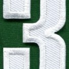 Number 3 numeral math counting three school applique iron-on patch new S-938