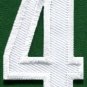 Number 4 numeral math counting four school applique iron-on patch new S-939