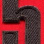 Number 5 numeral math counting five school applique iron-on patch new S-950