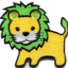 Lion cat puma jaguar tiger cheetah animal cute kids applique iron-on patch S-743