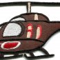 Helicopter chopper copter kids flying fun sewing applique iron-on patch S-742