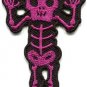 Skull skeleton goth punk emo horror biker sew applique iron-on patch new S-811