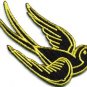 Bird tattoo swallow dove swiftlet sparrow biker applique iron-on patch new S-358