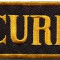 Security police law enforcement staff applique iron-on badge patch new S-1033