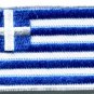 Flag of Greece Greek Hellenic freedom or death applique iron-on patch Med. S-349