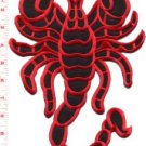 Scorpion biker tattoo Muay Thai applique iron-on patch BIG XL 7.63 x 11 in S-233