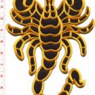 Scorpion biker tattoo Muay Thai applique iron-on patch BIG XL 7.63 x 11 in S-232