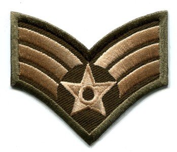Army military insignia embroidered iron-on patch S-90