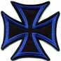 German Iron Cross biker applique iron-on patch S-87