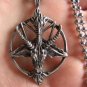 Lot of 24 satanic goat's head Baphomet pentagram occult pagan satan pendants new