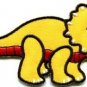 Triceratops Cretaceous dinosaur lizard kids fun applique iron-on patch new S-299