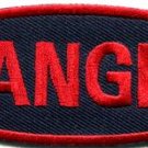 Danger sign signal warning caution alert applique iron-on badge patch new S-791