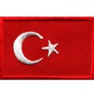 Flag of Turkey Turkish embroidered applique iron-on patch Medium S-643