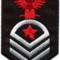 Army navy military insignia rank war biker retro applique iron-on patch S-640