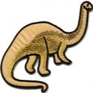 Brontosaurus Jurassic dinosaur lizard kids fun sew applique iron-on patch S-1003