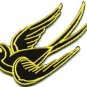 Bird tattoo swallow dove swiftlet sparrow biker applique iron-on patch new S-569