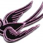 Bird tattoo swallow dove swiftlet sparrow biker applique iron-on patch new S-566