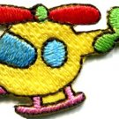 Helicopter chopper copter kids fun sew sewing applique iron-on patch new S-468