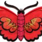 Butterfly insect boho hippie retro love peace applique iron-on patch new S-462