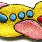 Airplane plane kids fun flying retro sew sewing applique iron-on patch new S-469