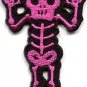 Skull skeleton goth punk emo horror biker sew applique iron-on patch new S-453