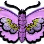 Butterfly insect boho hippie retro love peace applique iron-on patch new S-455