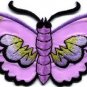 Butterfly insect boho hippie retro love peace applique iron-on patch new S-455