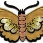 Butterfly insect boho hippie retro love peace applique iron-on patch new S-457