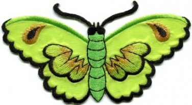 Butterfly insect boho hippie retro love peace applique iron-on patch new S-456