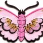 Butterfly insect boho hippie retro love peace applique iron-on patch new S-460
