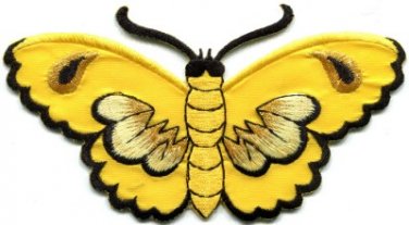 Butterfly insect boho hippie retro love peace applique iron-on patch new S-461