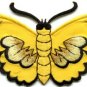 Butterfly insect boho hippie retro love peace applique iron-on patch new S-461