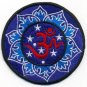 Aum om infinity hindu hinduism yoga indian trance applique iron-on patch new T-7