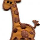 Giraffe baby animal kids applique iron-on patch S-308
