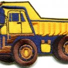 Dump truck dumper tip truck lorry applique iron-on patch new S-431 FREE WORLDWIDE DELIVERY!
