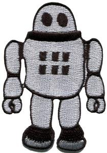 Robot android cyborg bionic automaton sci-fi applique iron-on patch new S-294