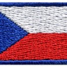 Flag of Czech Republic Czechoslovakia sew applique iron-on patch Medium S-1007